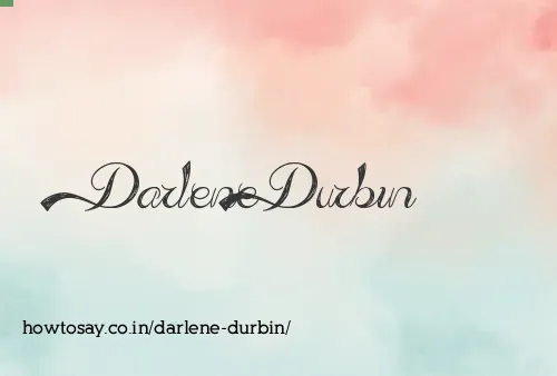 Darlene Durbin