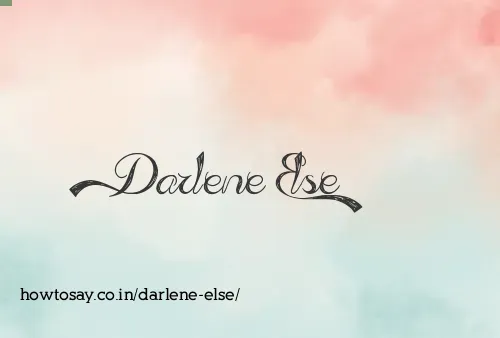 Darlene Else