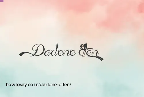 Darlene Etten