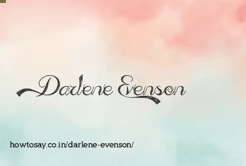 Darlene Evenson