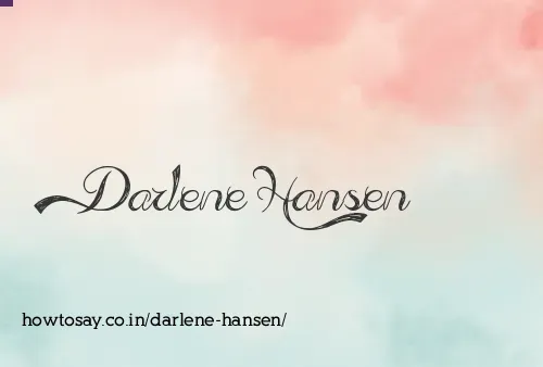 Darlene Hansen