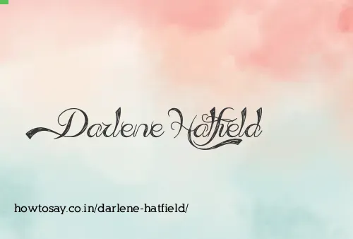 Darlene Hatfield