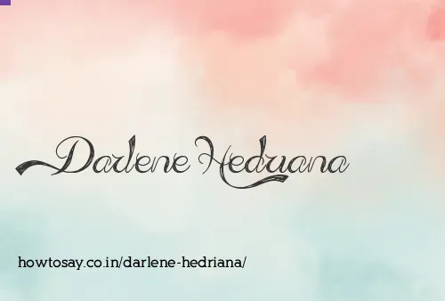 Darlene Hedriana