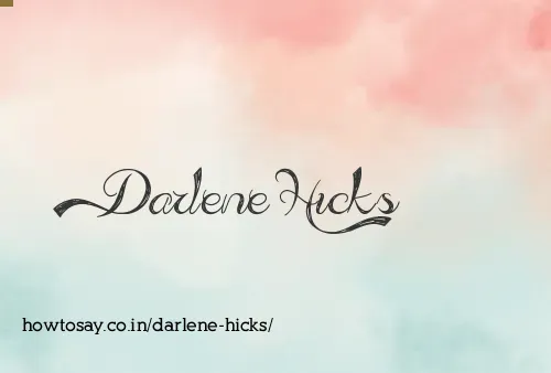 Darlene Hicks