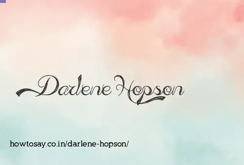 Darlene Hopson