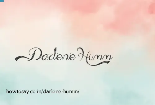 Darlene Humm
