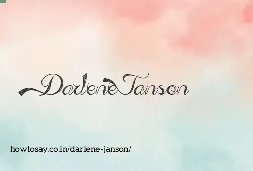 Darlene Janson