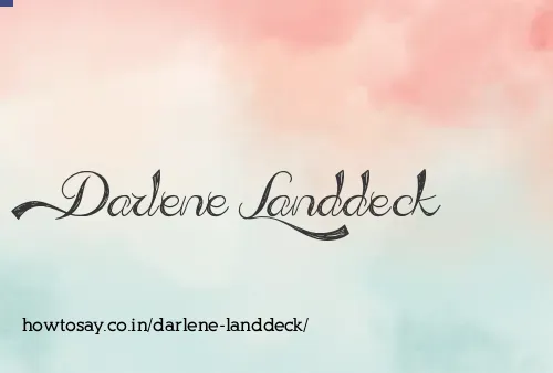 Darlene Landdeck