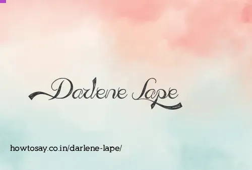 Darlene Lape