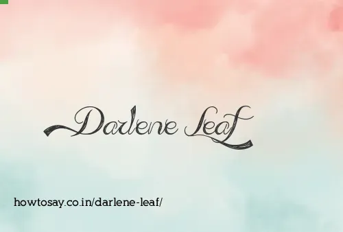 Darlene Leaf