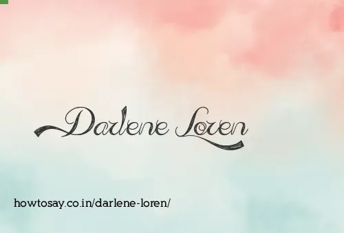 Darlene Loren