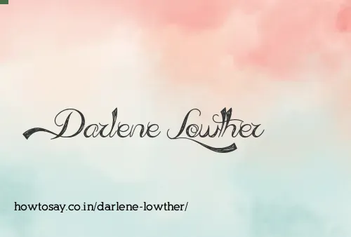 Darlene Lowther
