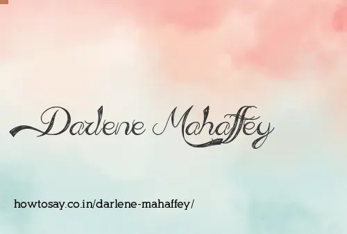 Darlene Mahaffey