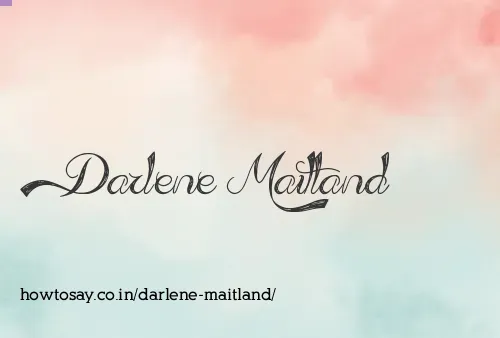 Darlene Maitland