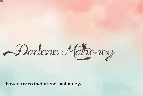 Darlene Matheney