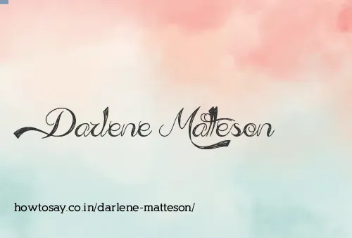 Darlene Matteson