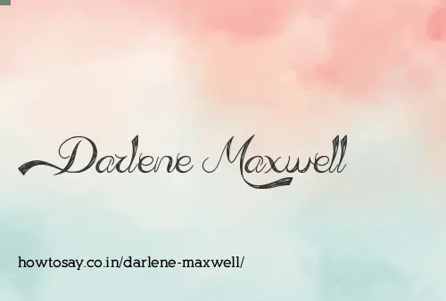 Darlene Maxwell