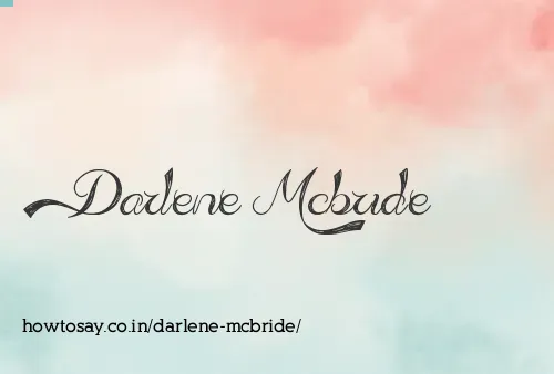 Darlene Mcbride