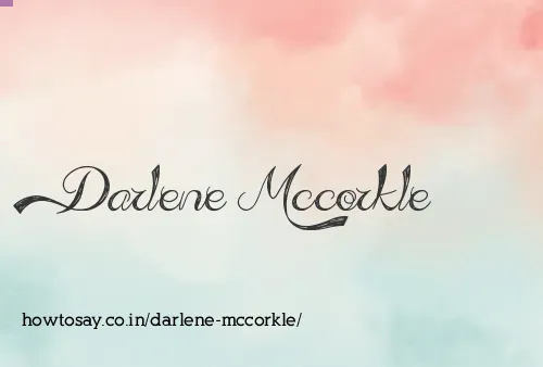 Darlene Mccorkle