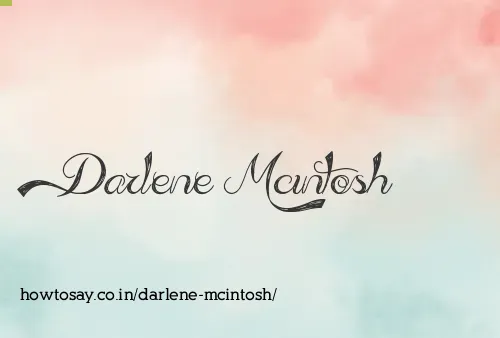 Darlene Mcintosh