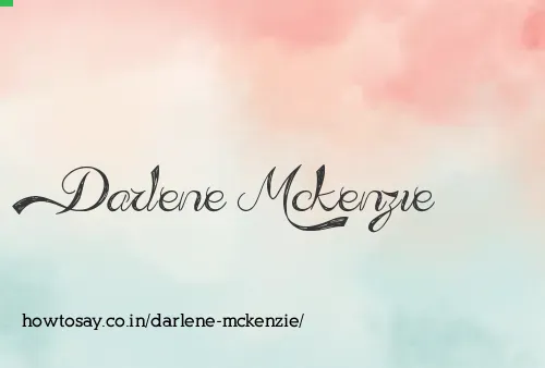 Darlene Mckenzie