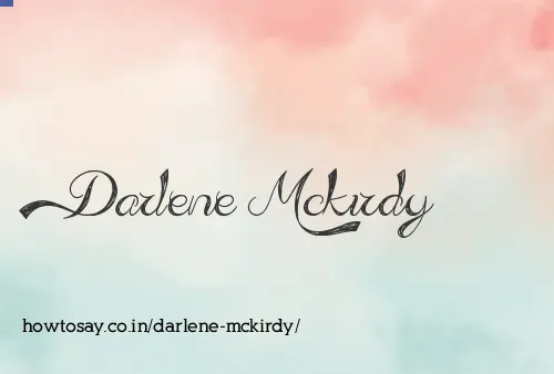 Darlene Mckirdy