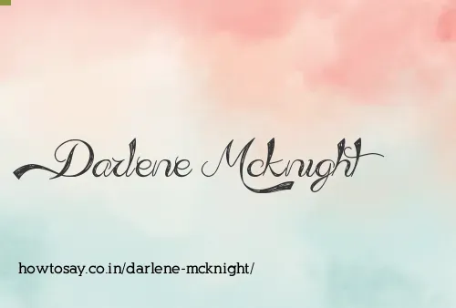 Darlene Mcknight