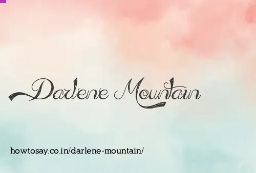 Darlene Mountain