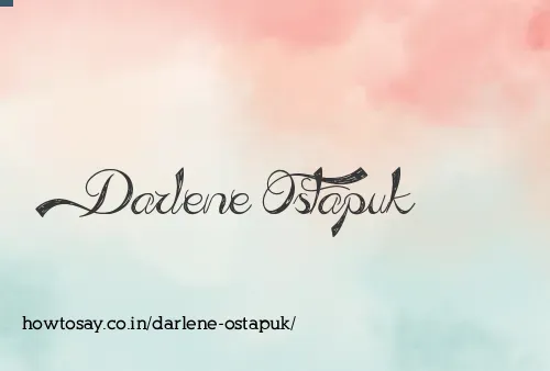 Darlene Ostapuk