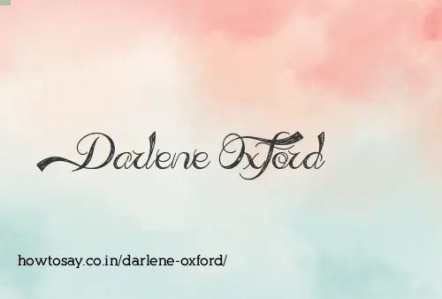 Darlene Oxford