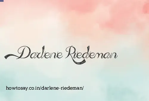 Darlene Riedeman