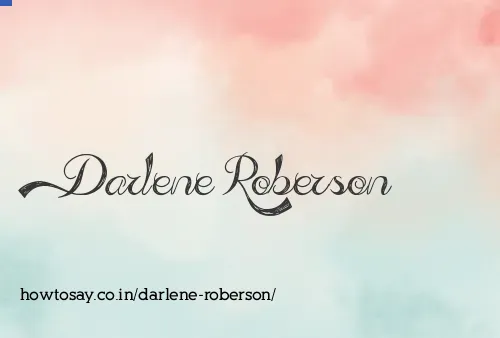 Darlene Roberson