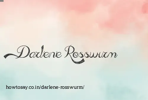Darlene Rosswurm
