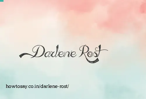 Darlene Rost