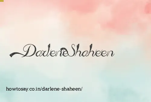 Darlene Shaheen