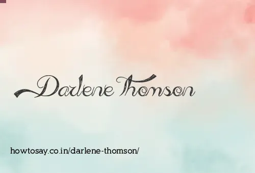 Darlene Thomson