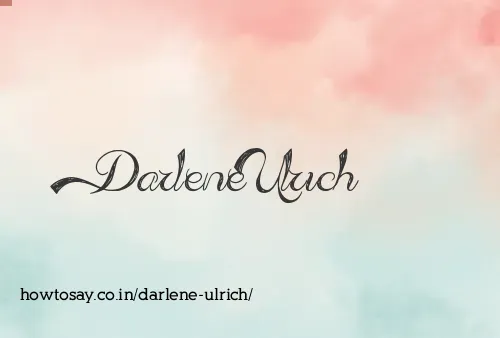 Darlene Ulrich