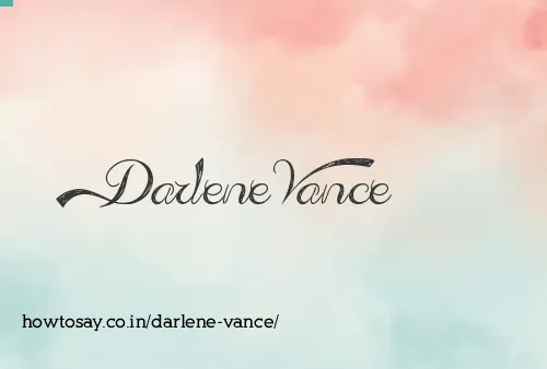 Darlene Vance