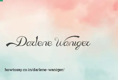 Darlene Waniger