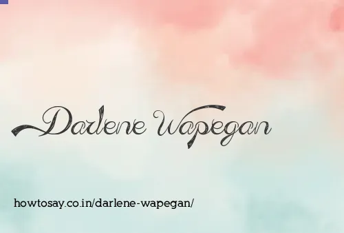 Darlene Wapegan
