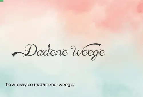 Darlene Weege