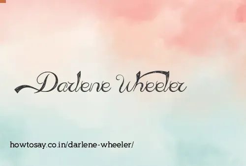 Darlene Wheeler