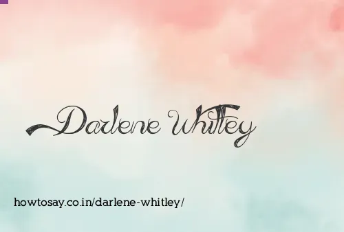 Darlene Whitley