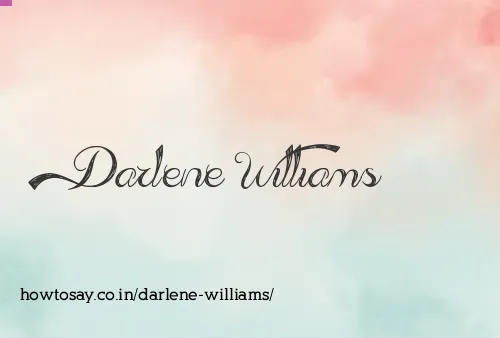 Darlene Williams