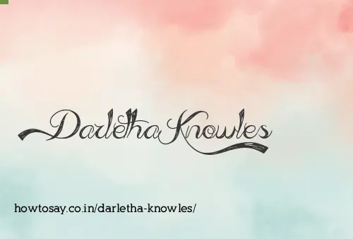 Darletha Knowles
