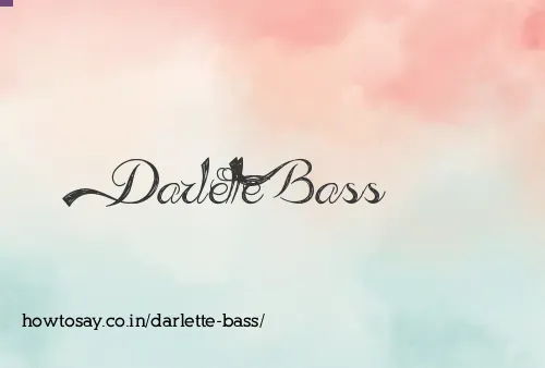 Darlette Bass