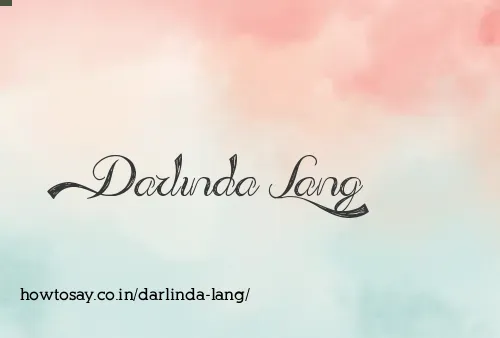 Darlinda Lang