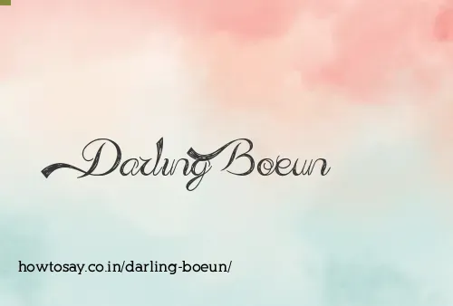 Darling Boeun