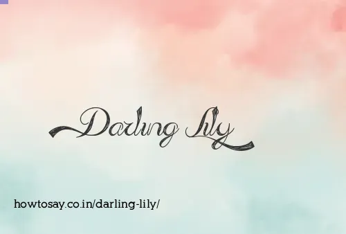 Darling Lily