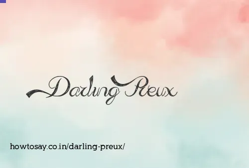 Darling Preux